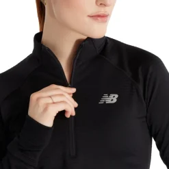 ATHLETICS HEAT GRID HALF ZIP LÖPARTRÖJA