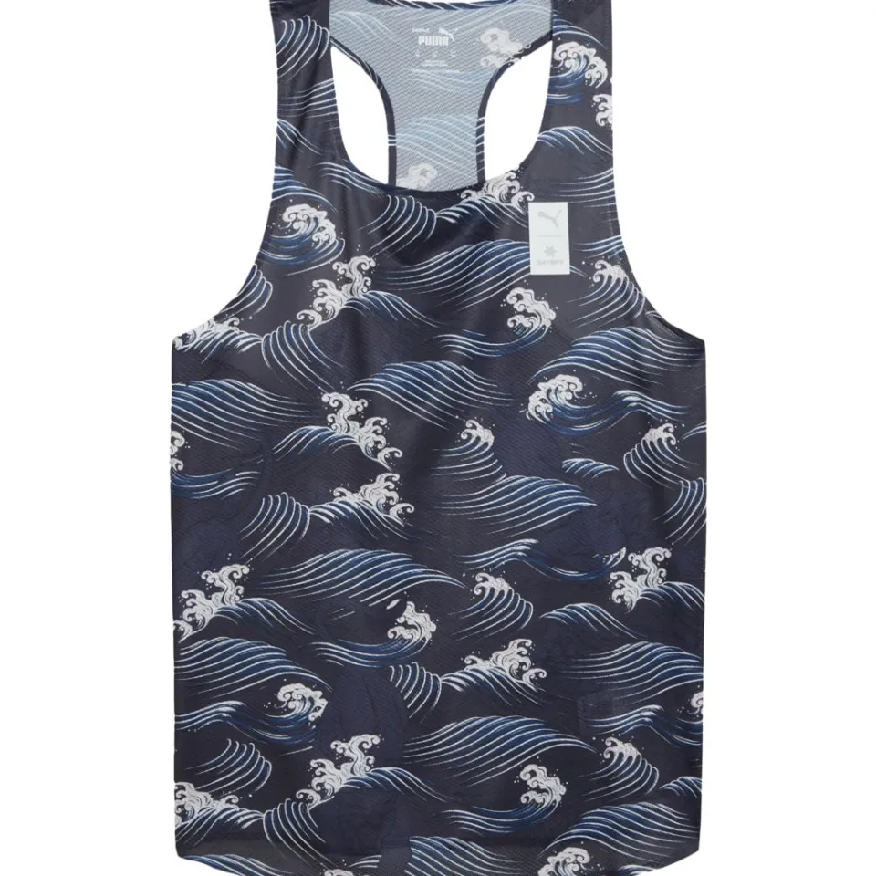 PUMA X SAYSKY SINGLET AOP LÖPARLINNE