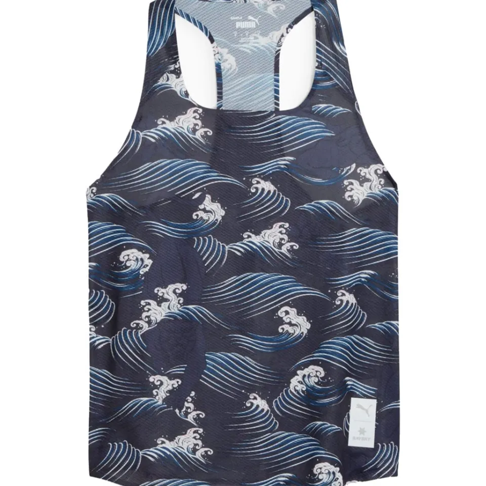PUMA X SAYSKY SINGLET AOP LÖPARLINNE